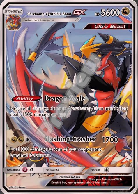 cynthia Garchomp card